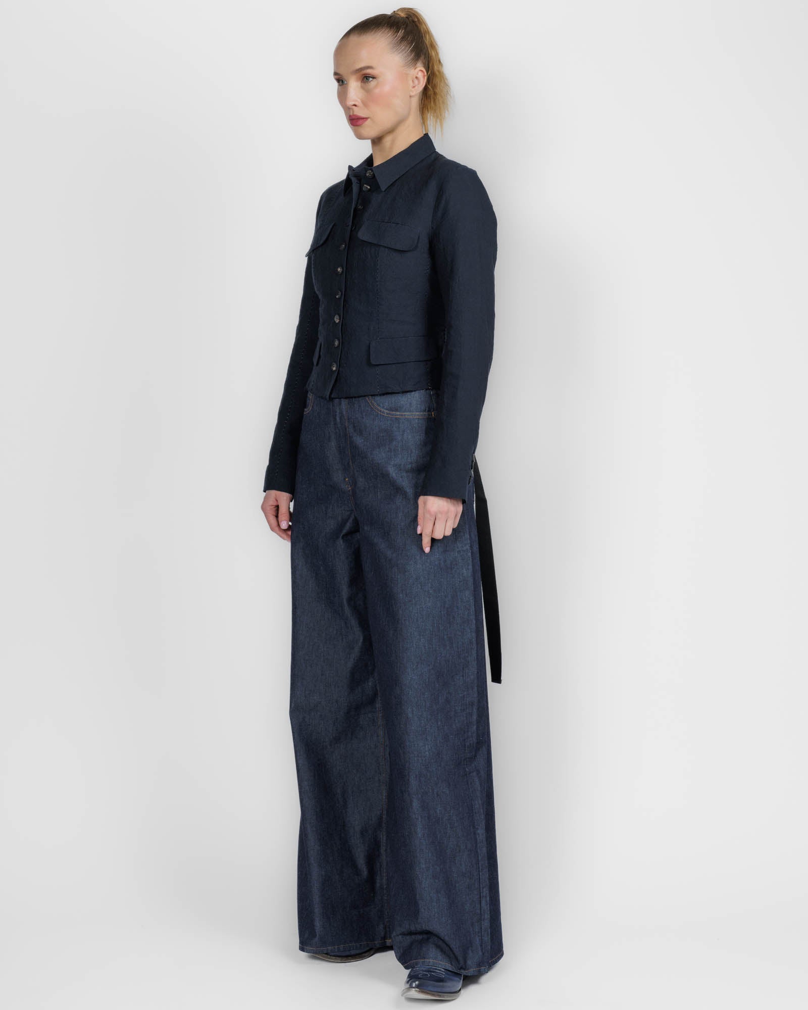 Crop Pocket Jacket