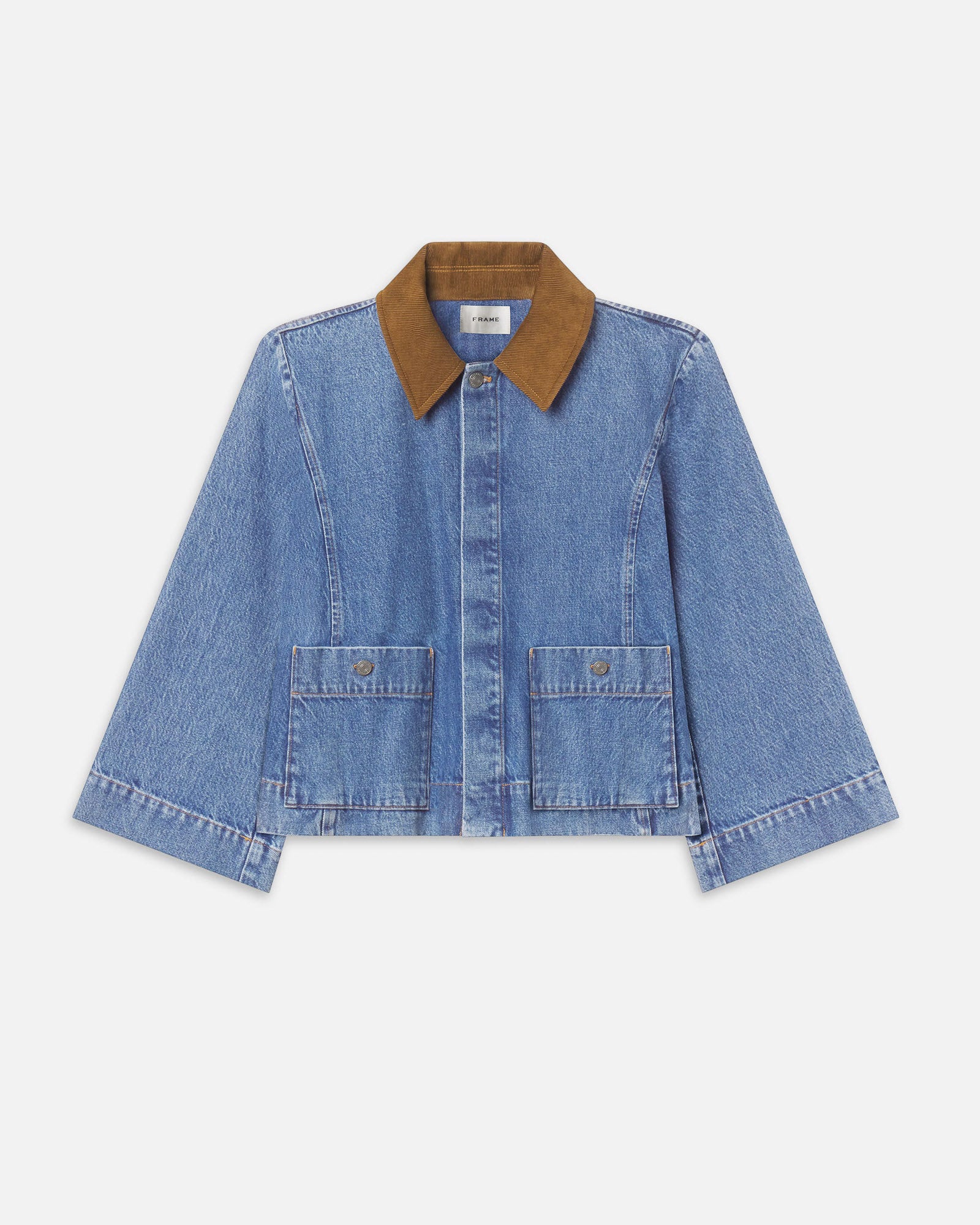 The Mini Denim Swing Jacket