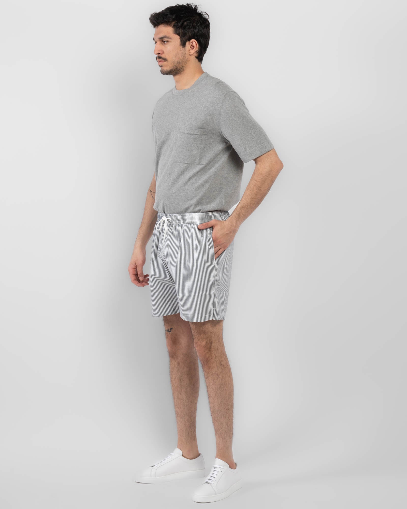 Seersucker Swim Shorts