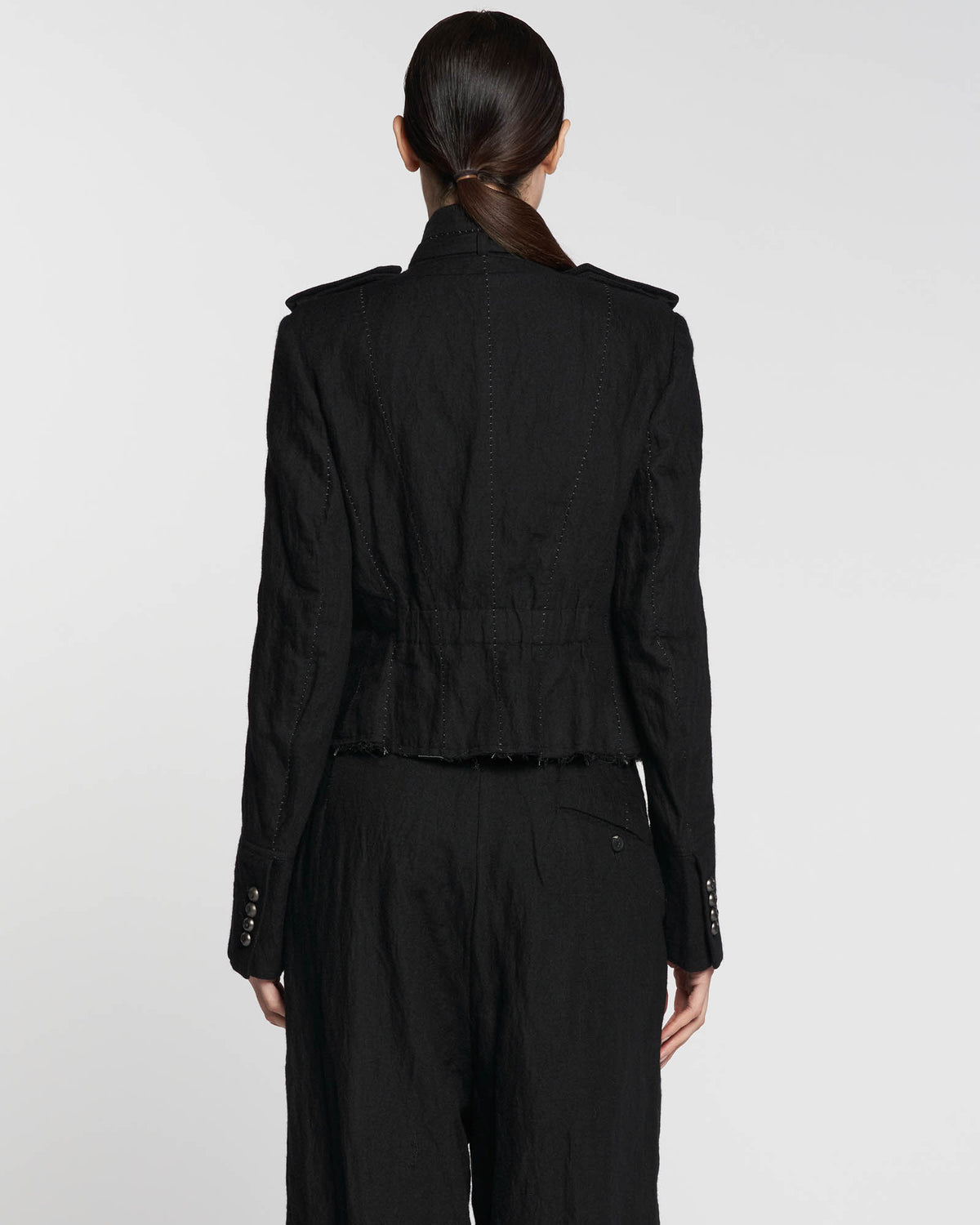 Tie Neck Jacket