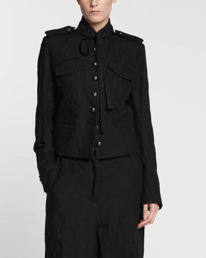 Tie Neck Jacket