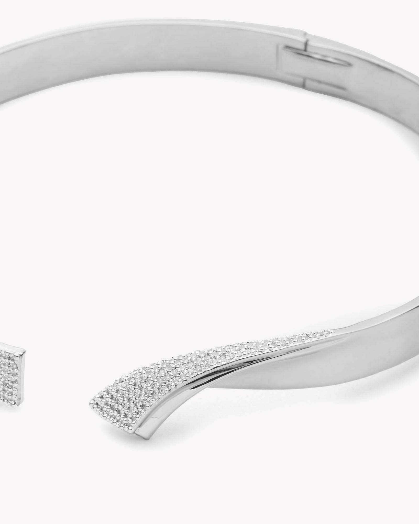 Pavé Folded Collar Necklace