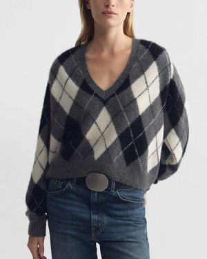 Feron Argyl Sweater