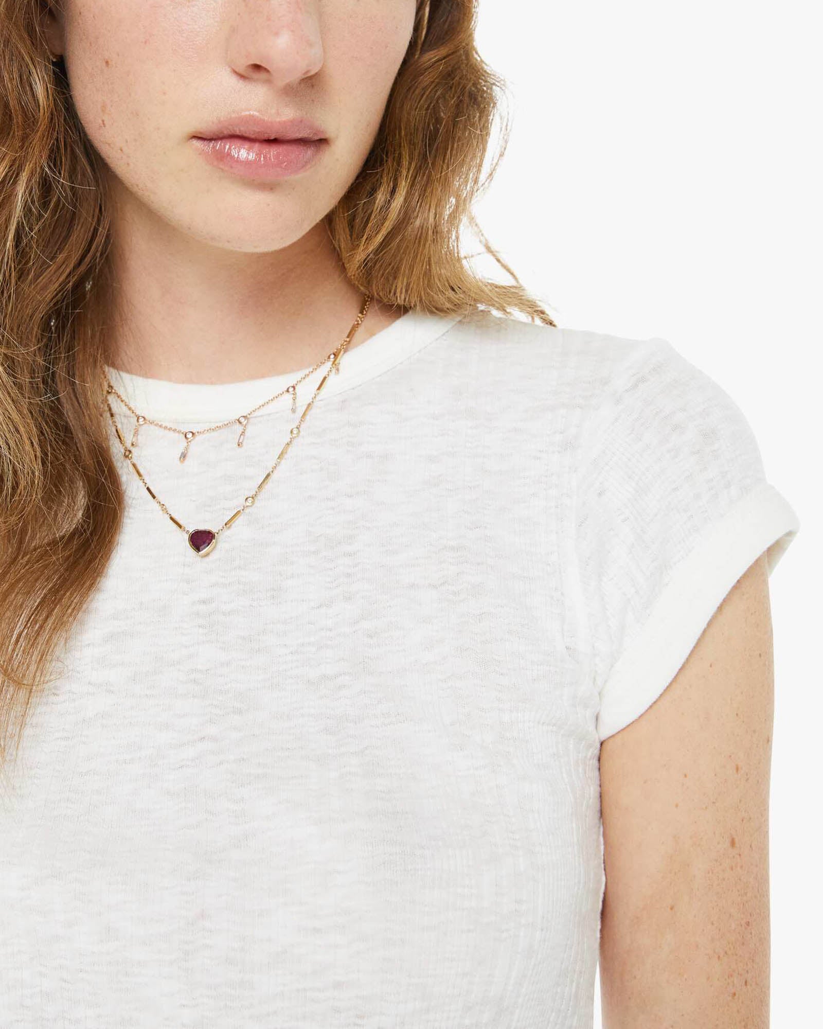 Itty bity Ringer Top