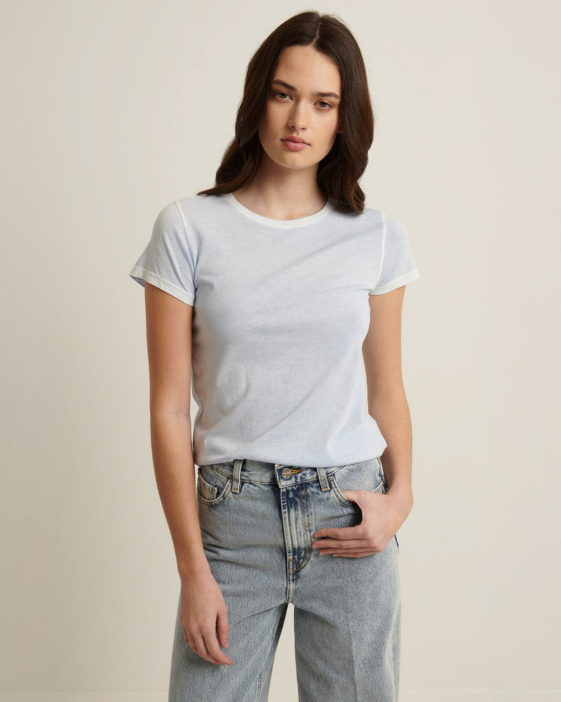 Short Sleeve Classic Spray Crewneck Tee