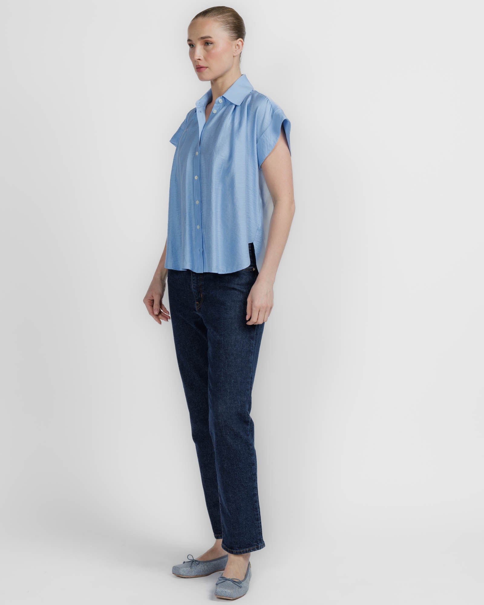 Trinity Button Top