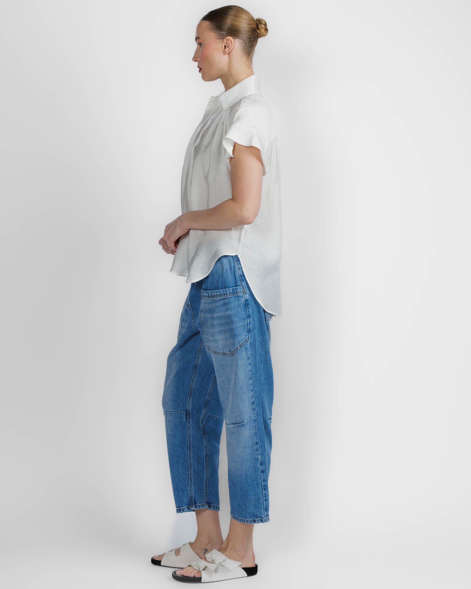 Trinity Button Top