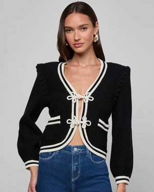 Cardigan à bordure Kaito