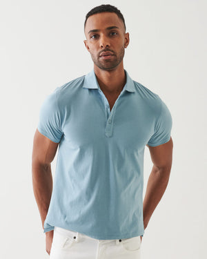 Organic Pima Cotton Button Polo