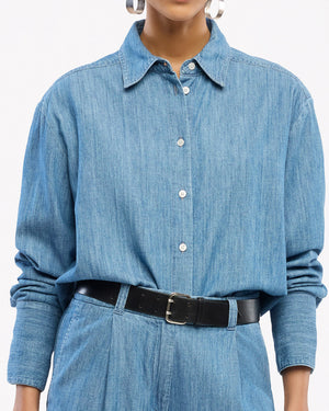 Chemise en chambray