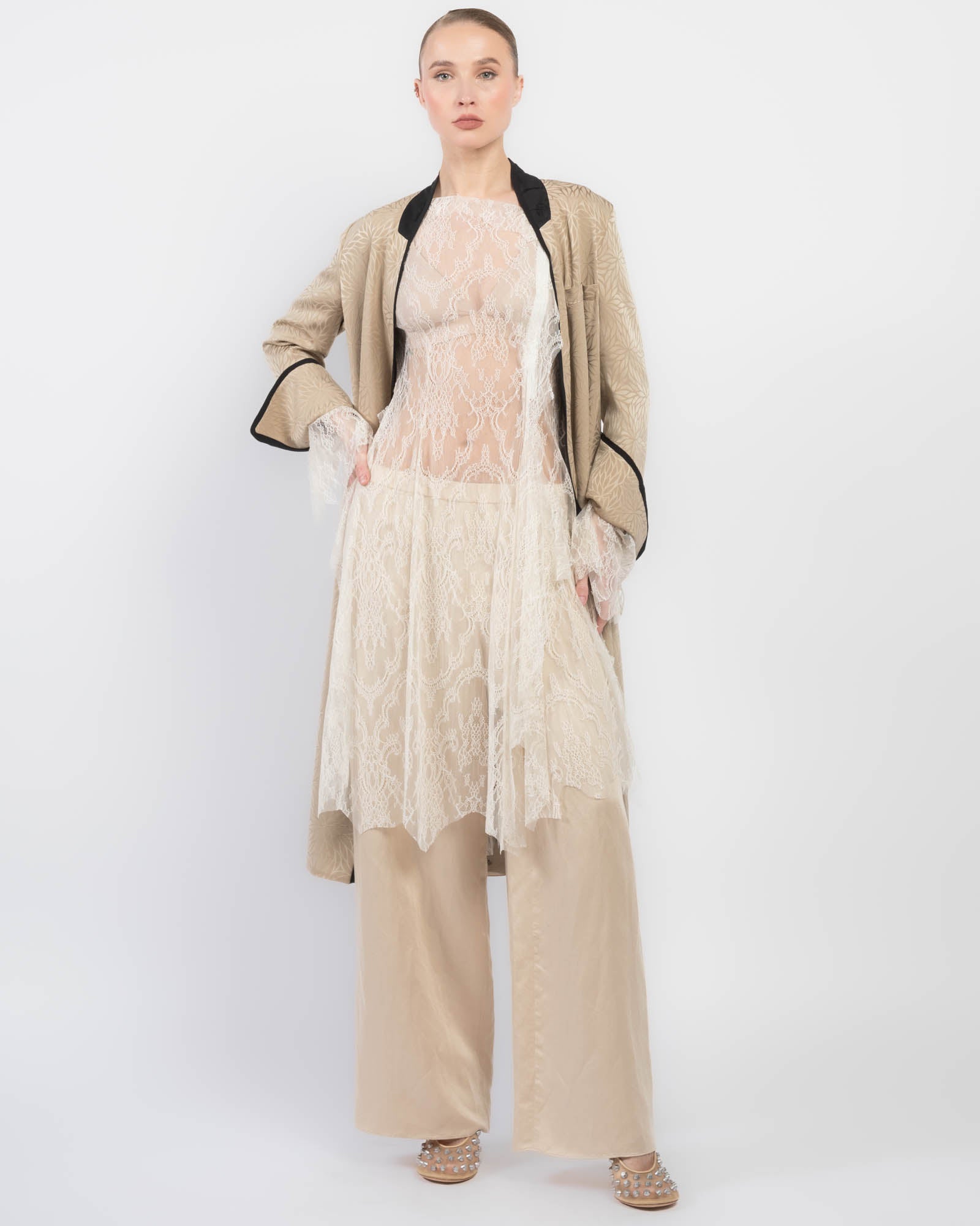 YOHJI YAMAMOTO Lace Blouse