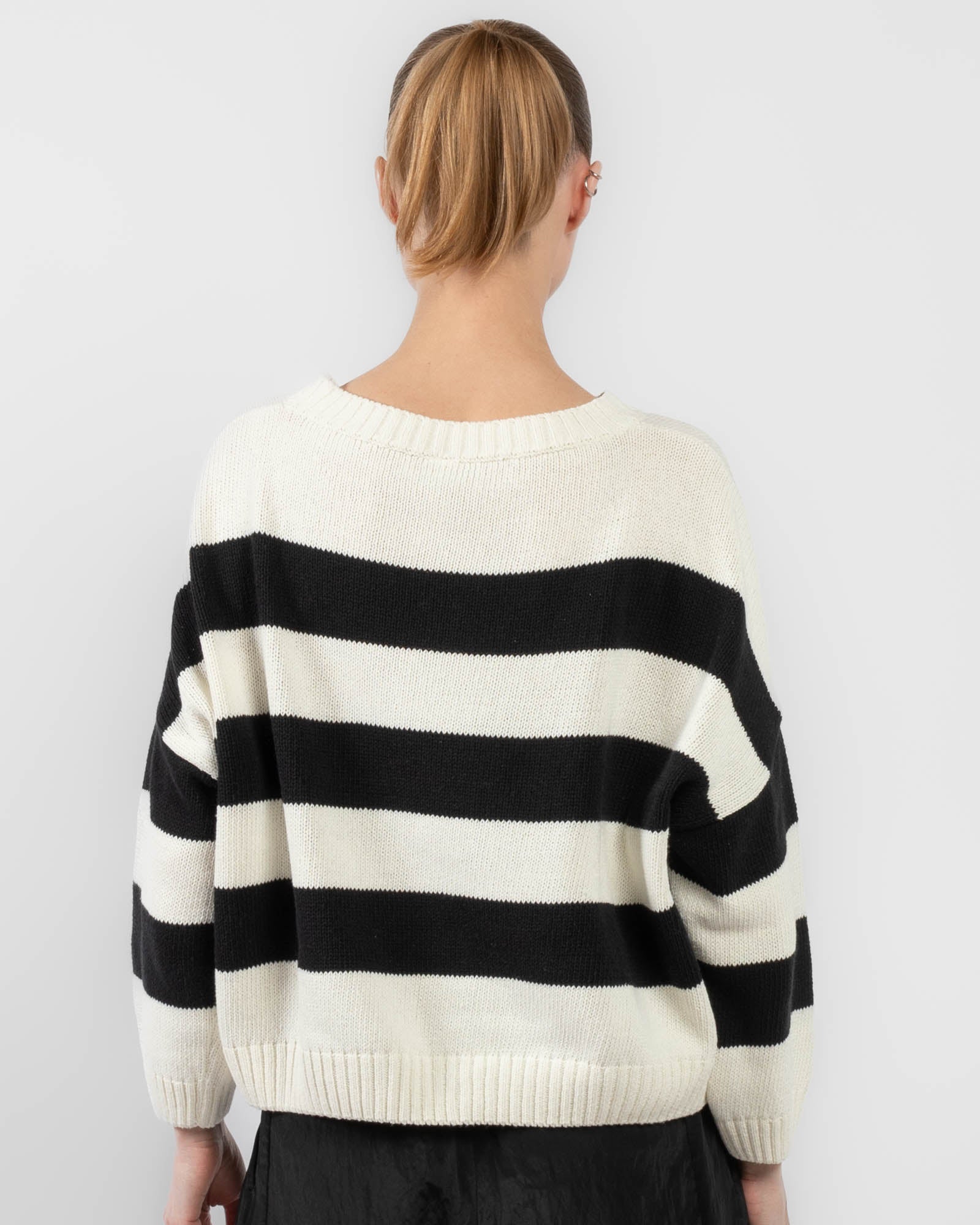 Stripe Crew Sweater