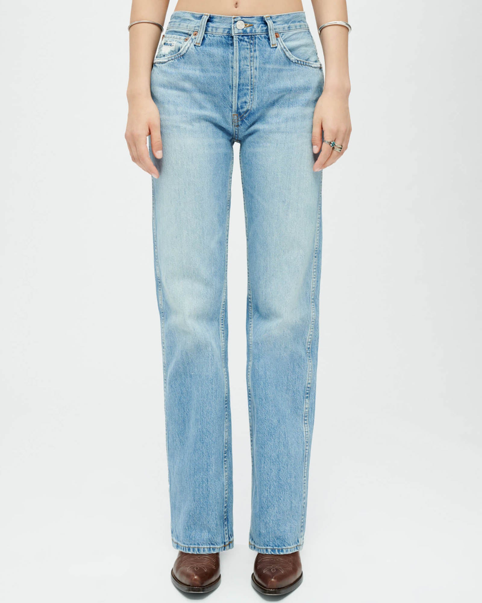 Jean taille haute des années 90