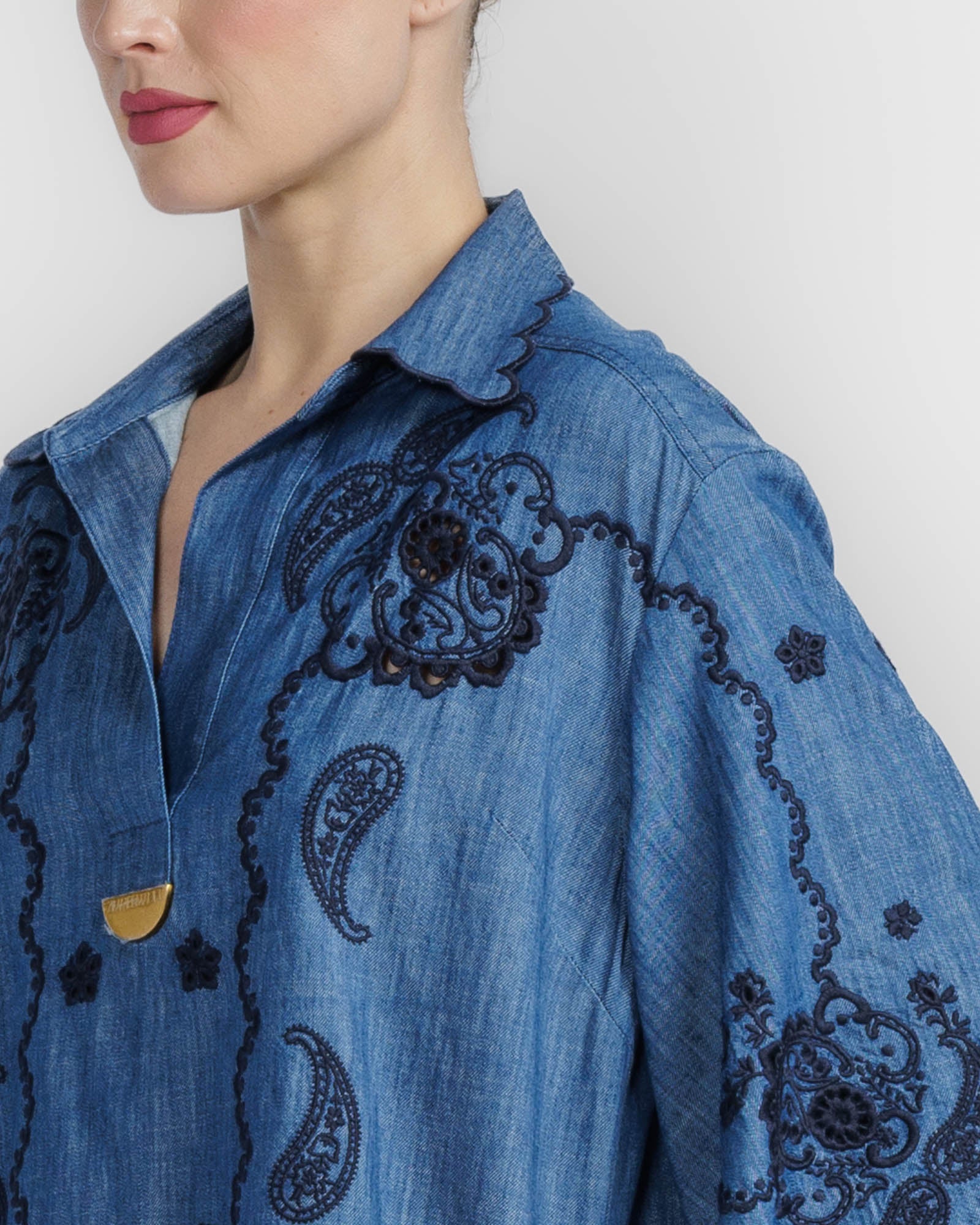 Aster Embroidered Dress