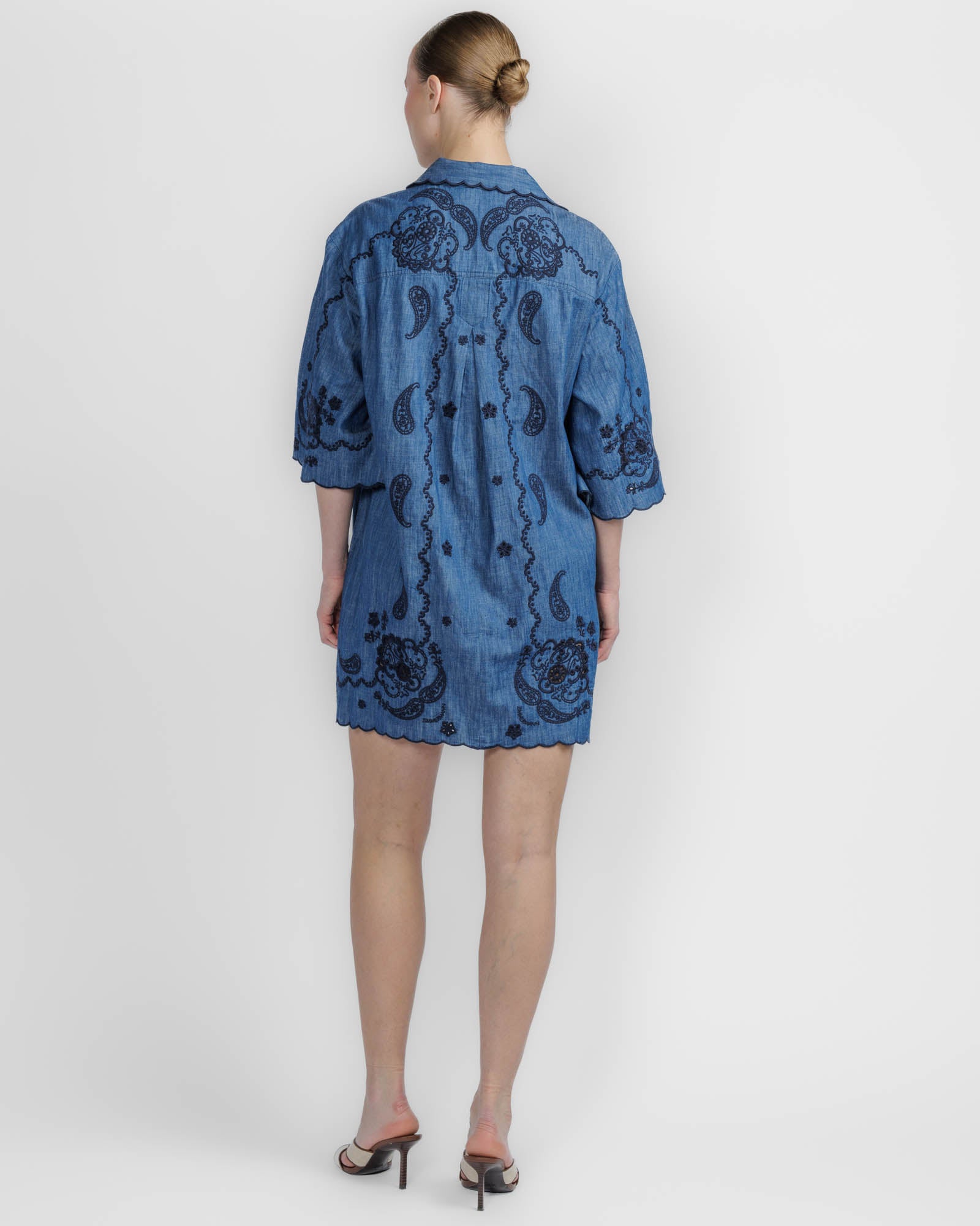 Aster Embroidered Dress