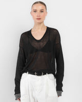 Over V-Neck Sweater