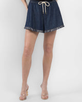 Rhiannon Fringe Denim Shorts