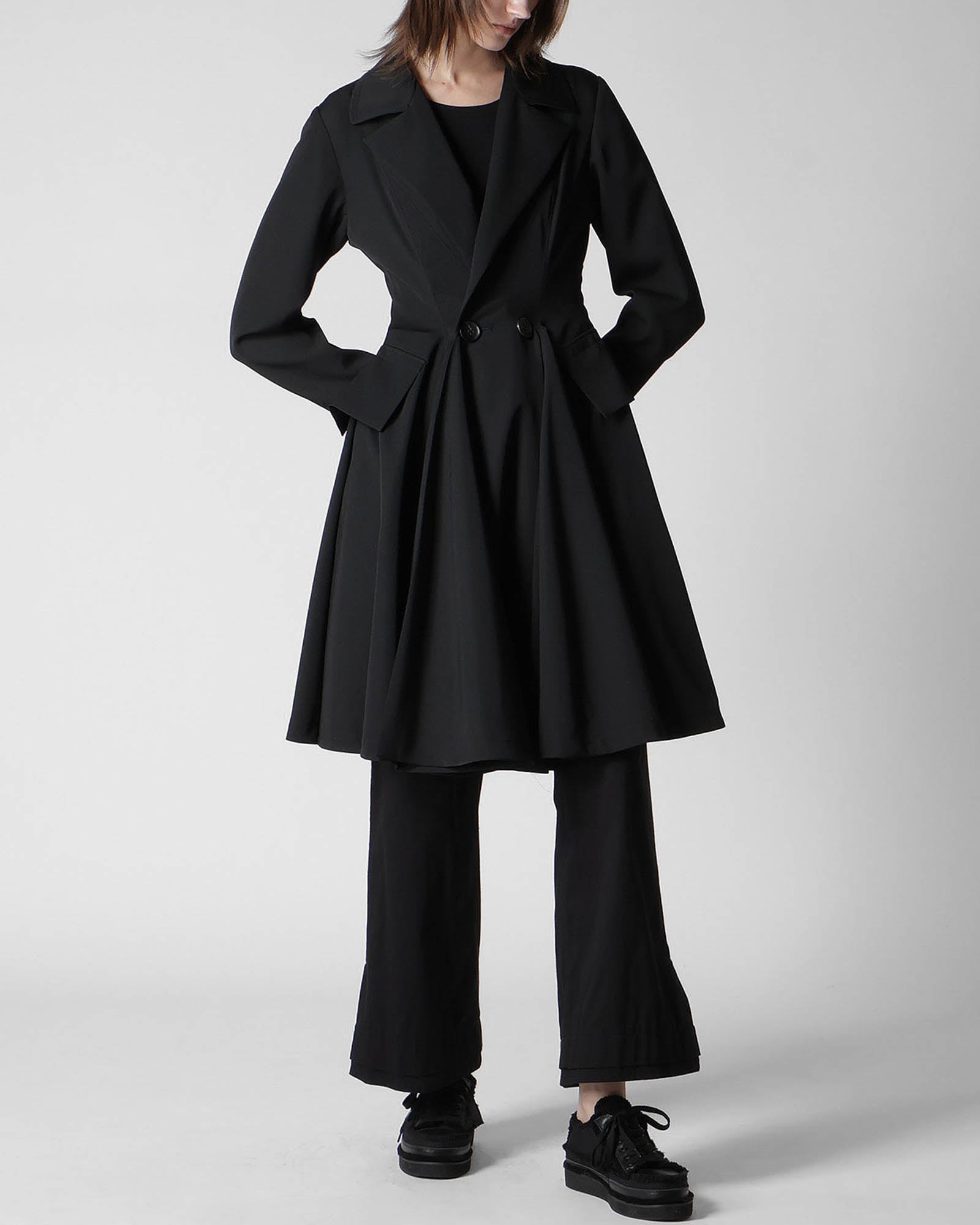 YOHJI YAMAMOTO Flared Panel Coat
