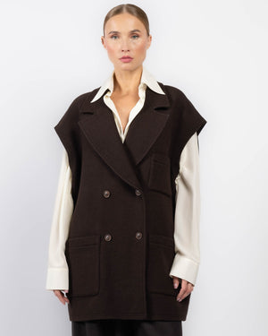 Double-Breasted Wool Vest