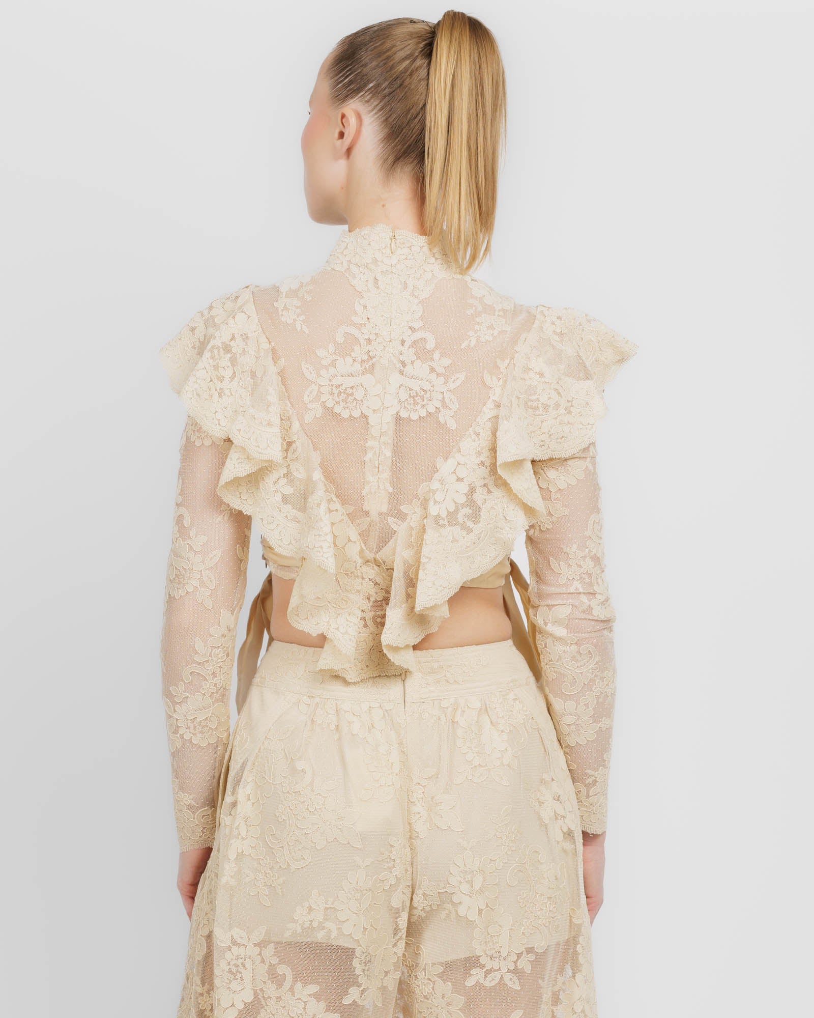 Luna Lace Long Sleeve Top