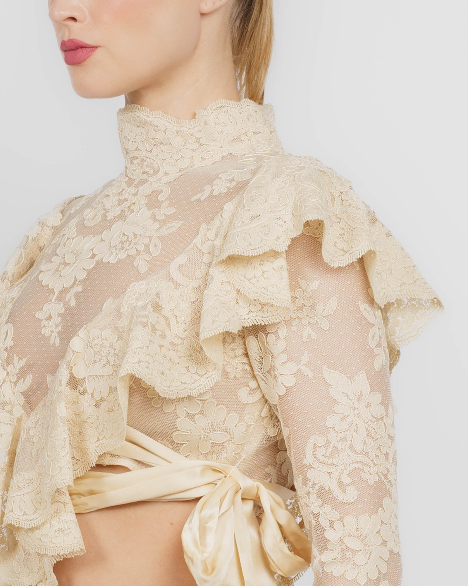 Luna Lace Long Sleeve Top