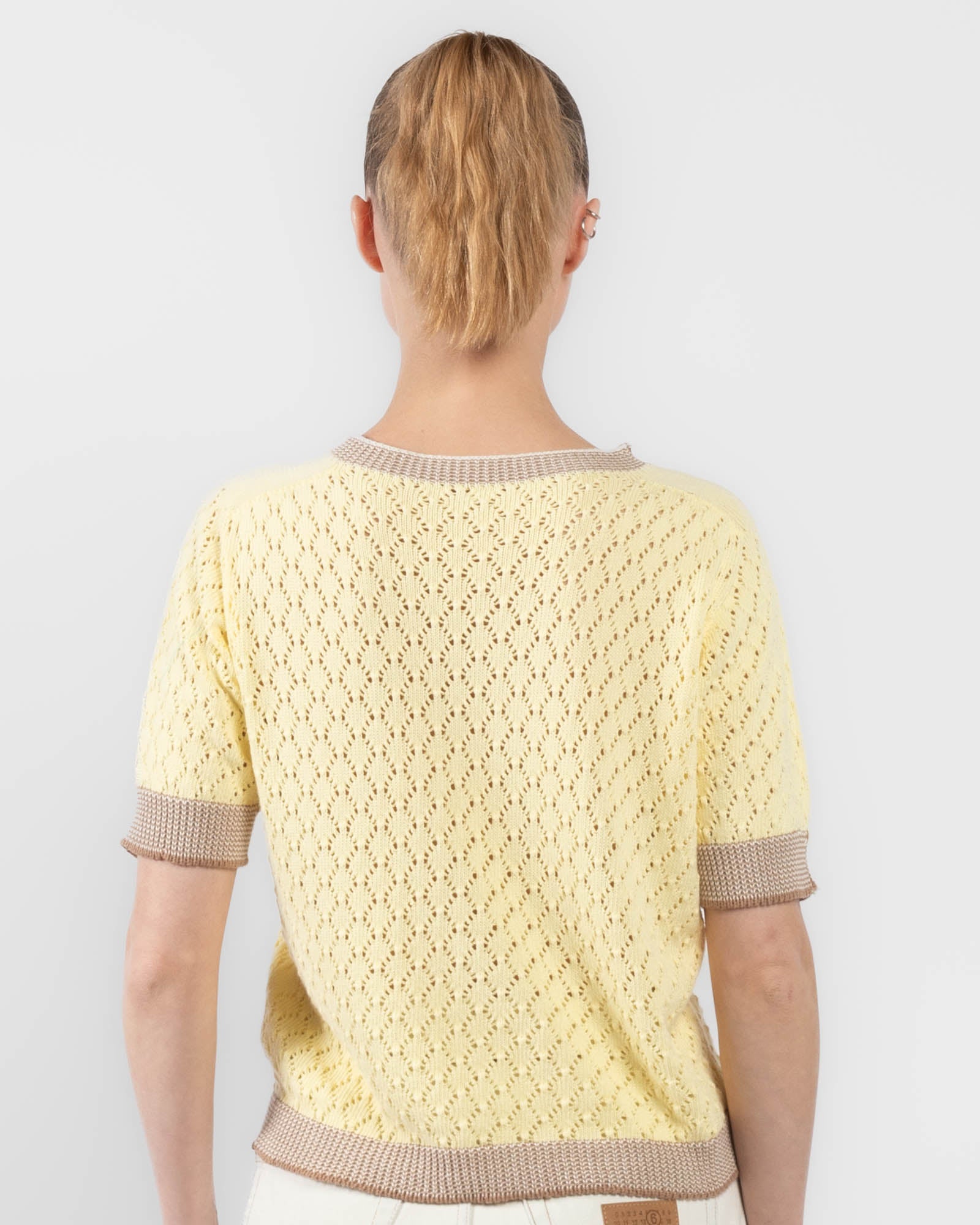 Short Sleeve Knit Top