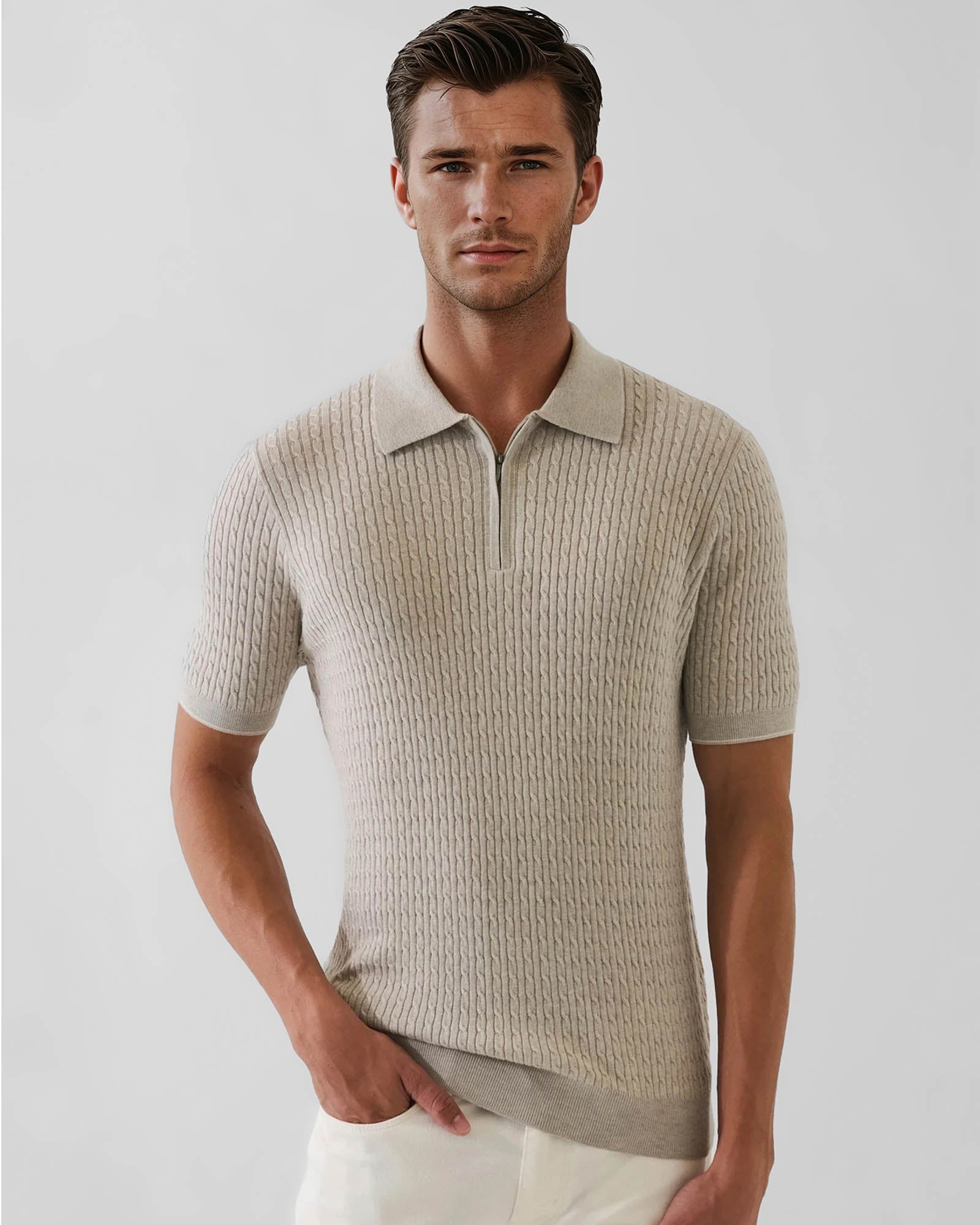 Quarter Zip Polo