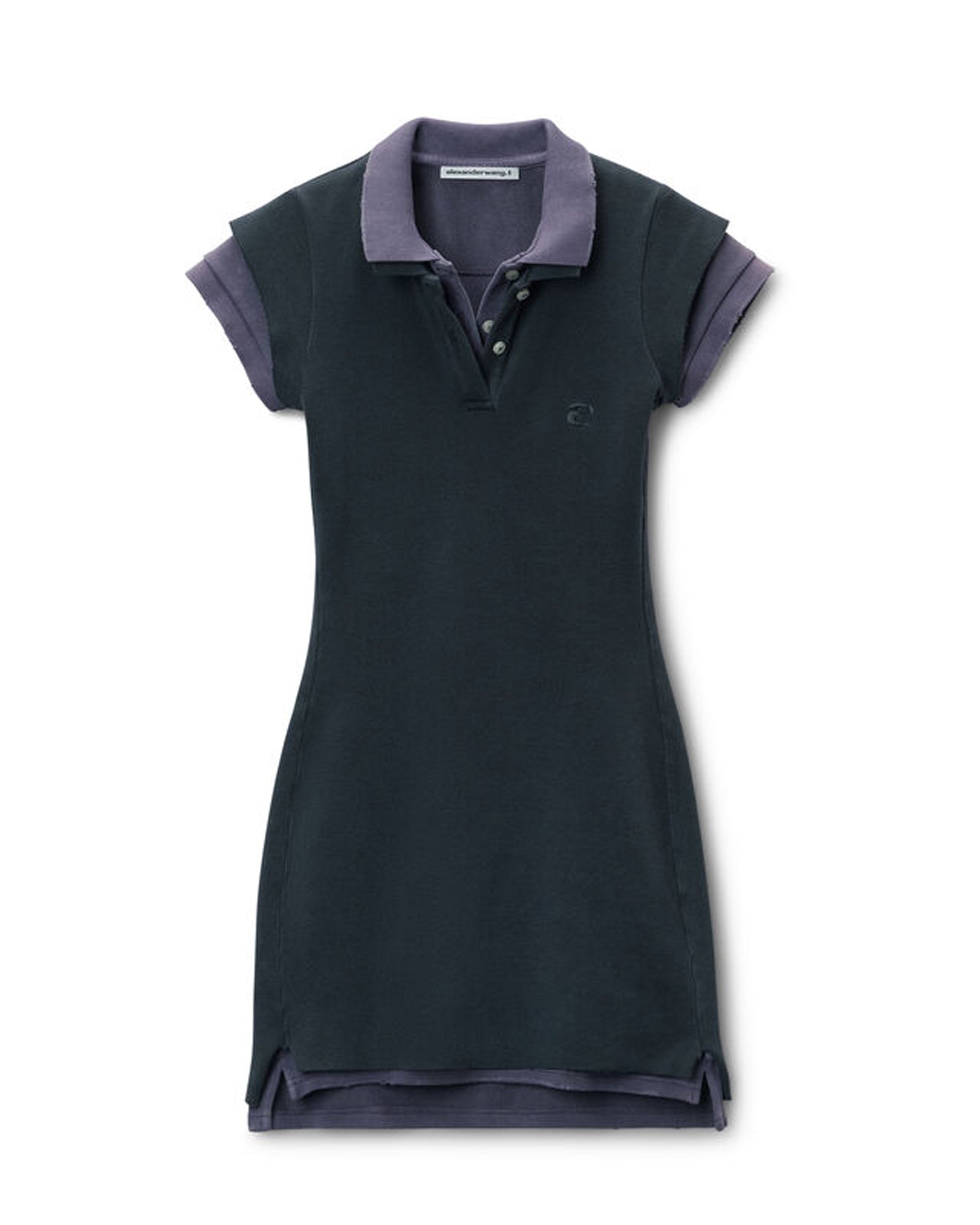 T BY ALEXANDER WANG Layer Polo Mini Dress