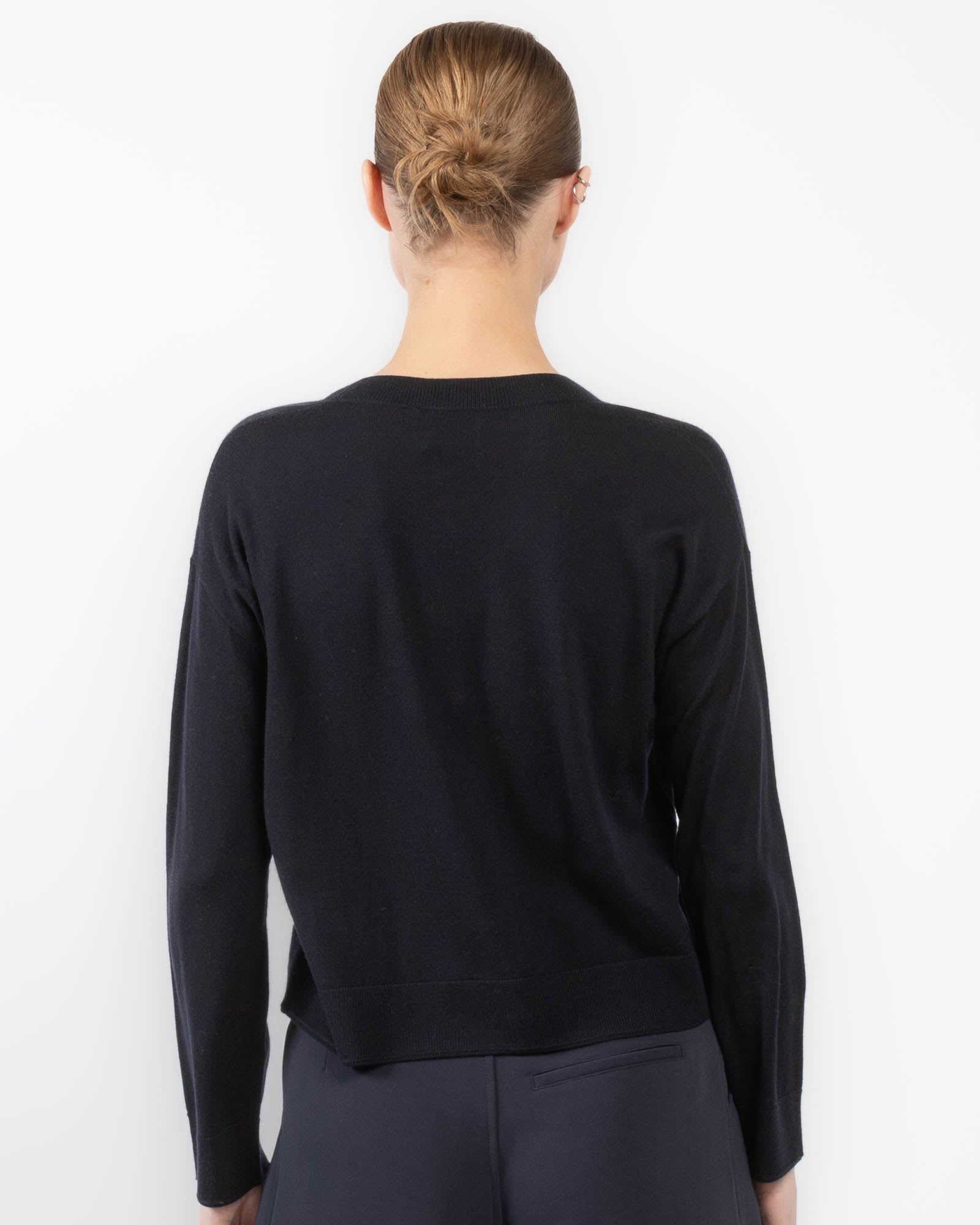 V-Neck Long Sleeve Cardigan