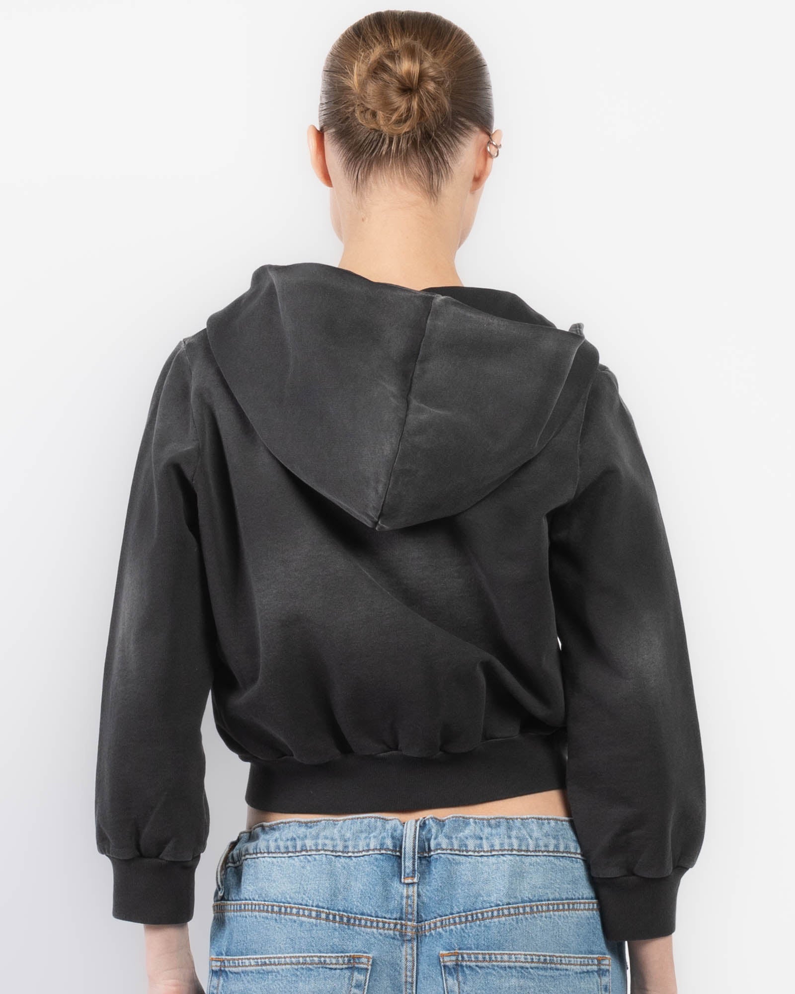 Shrunken Cardigan Hoodie