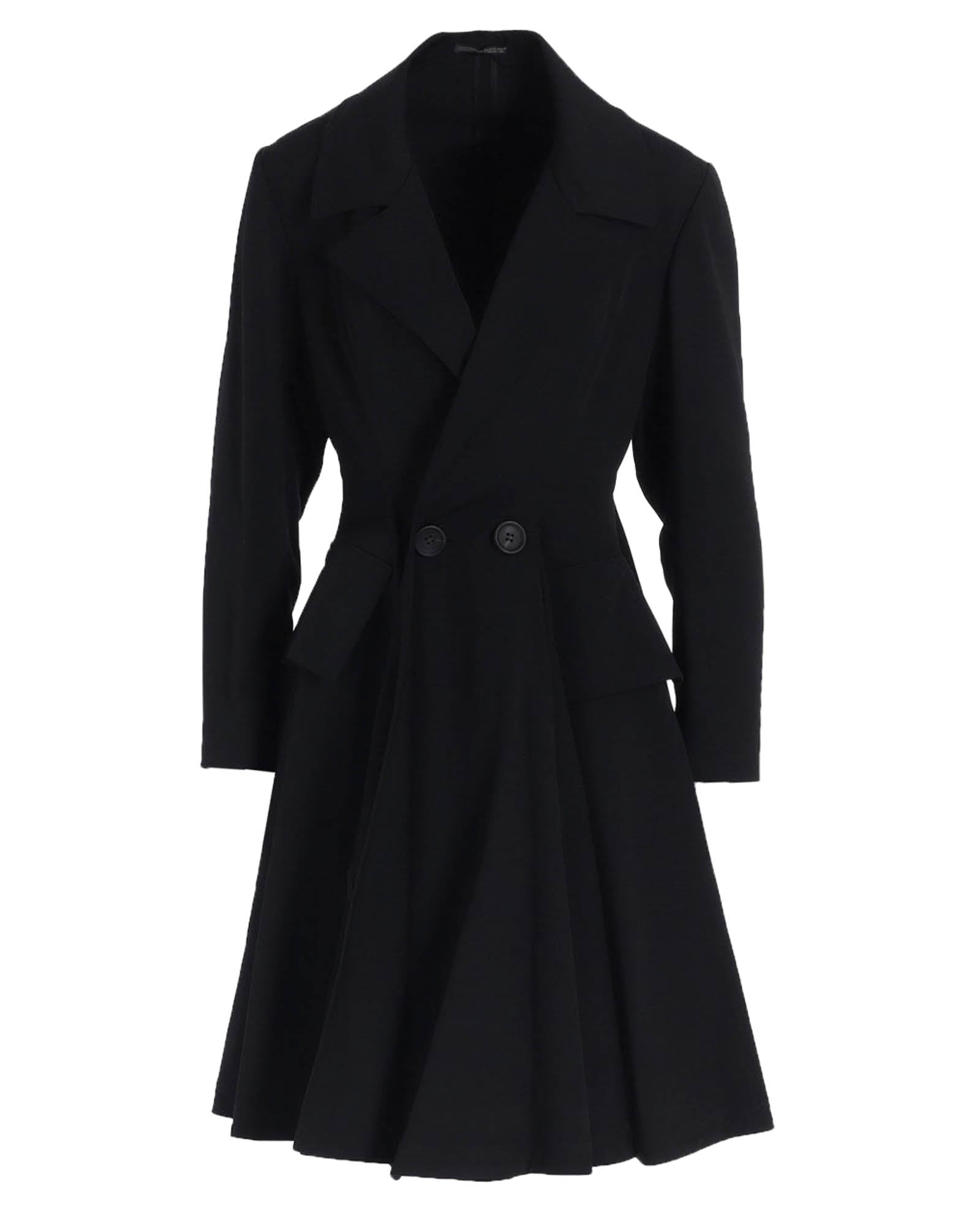 YOHJI YAMAMOTO Flared Panel Coat