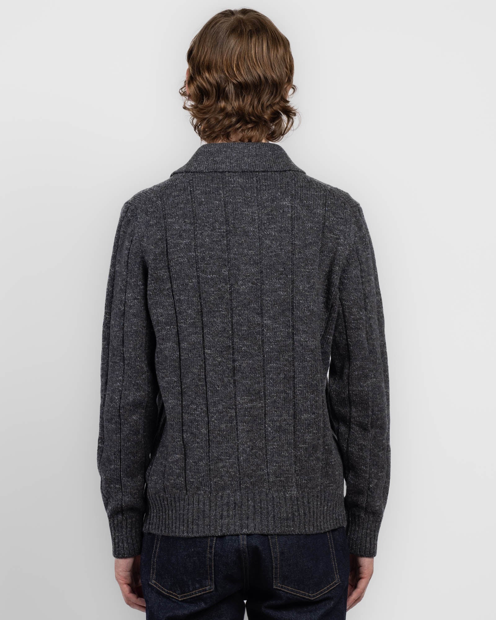 Dropstitch Zip Sweater