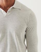Cupro Button Polo
