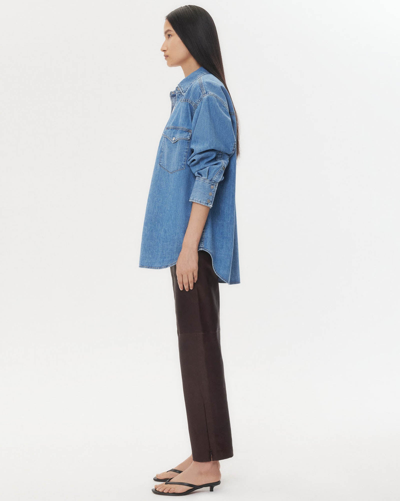 Pantalon en cuir Logan