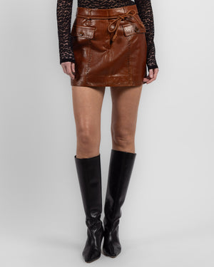 Luna Leather Skirt