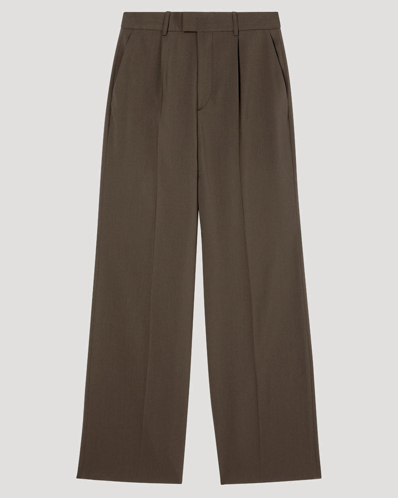 Relaxed Pleated Trousers