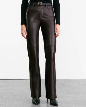Pantalon en cuir Joan