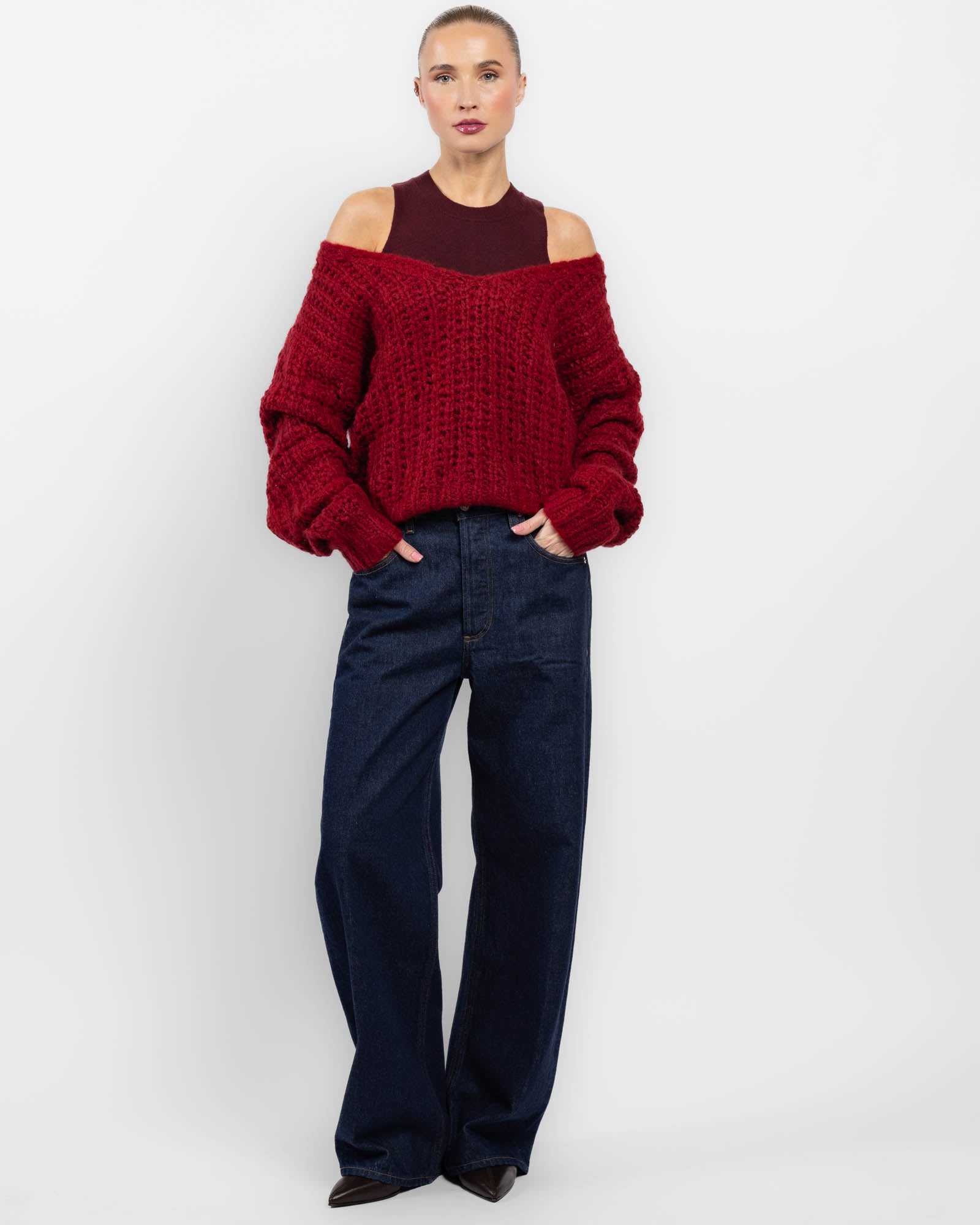 Ensemble gilet et pull