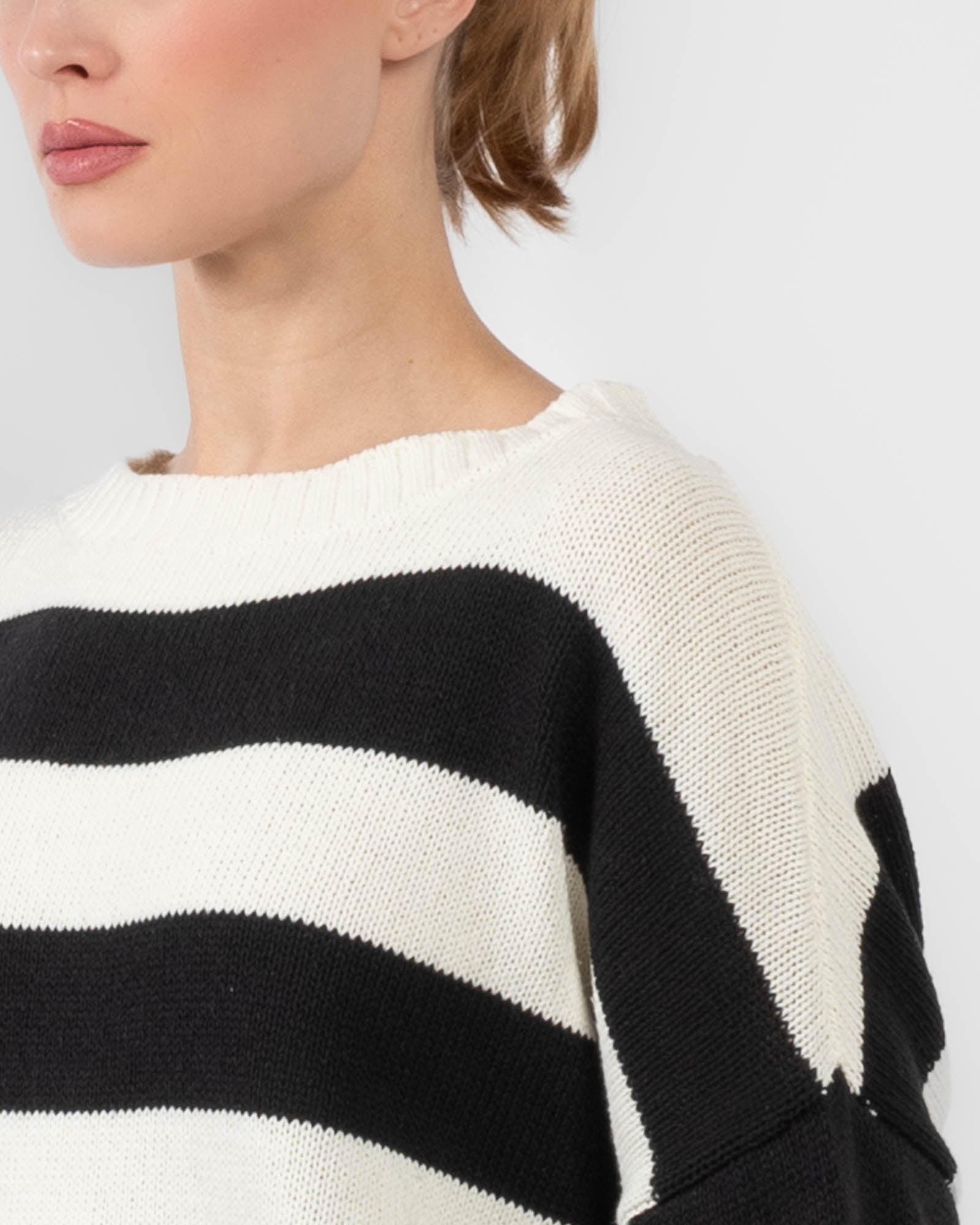 Stripe Crew Sweater
