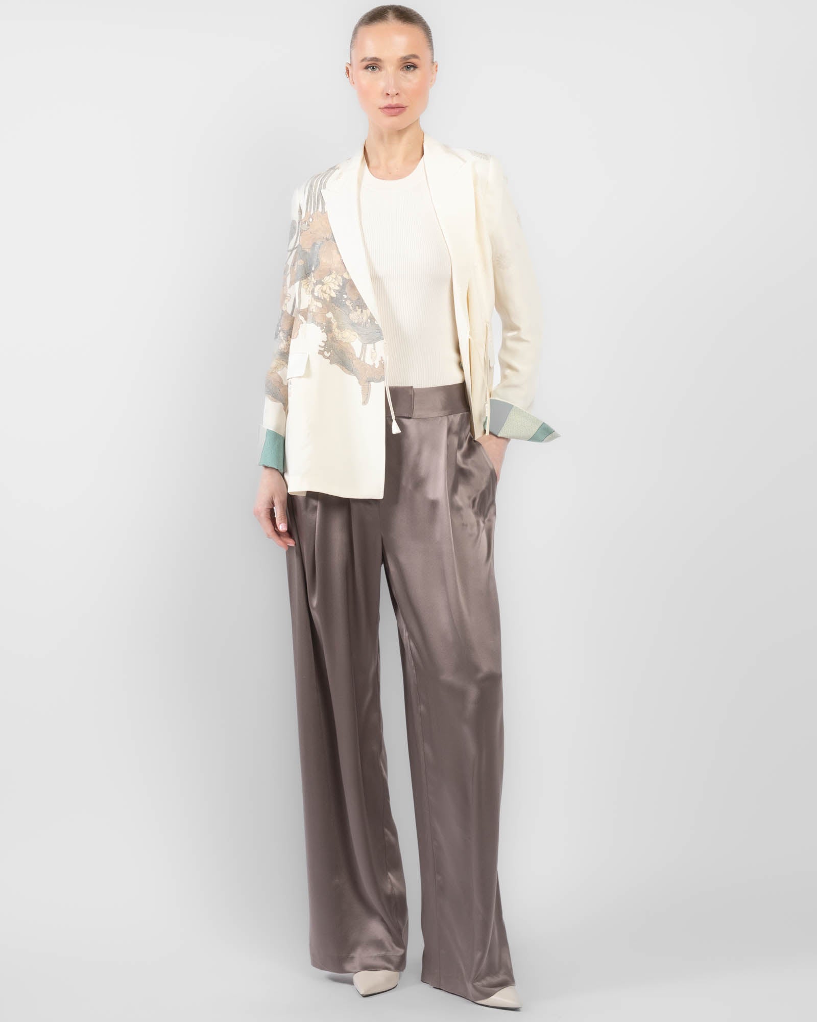 Double-Breasted Traditional Kimono Jacket