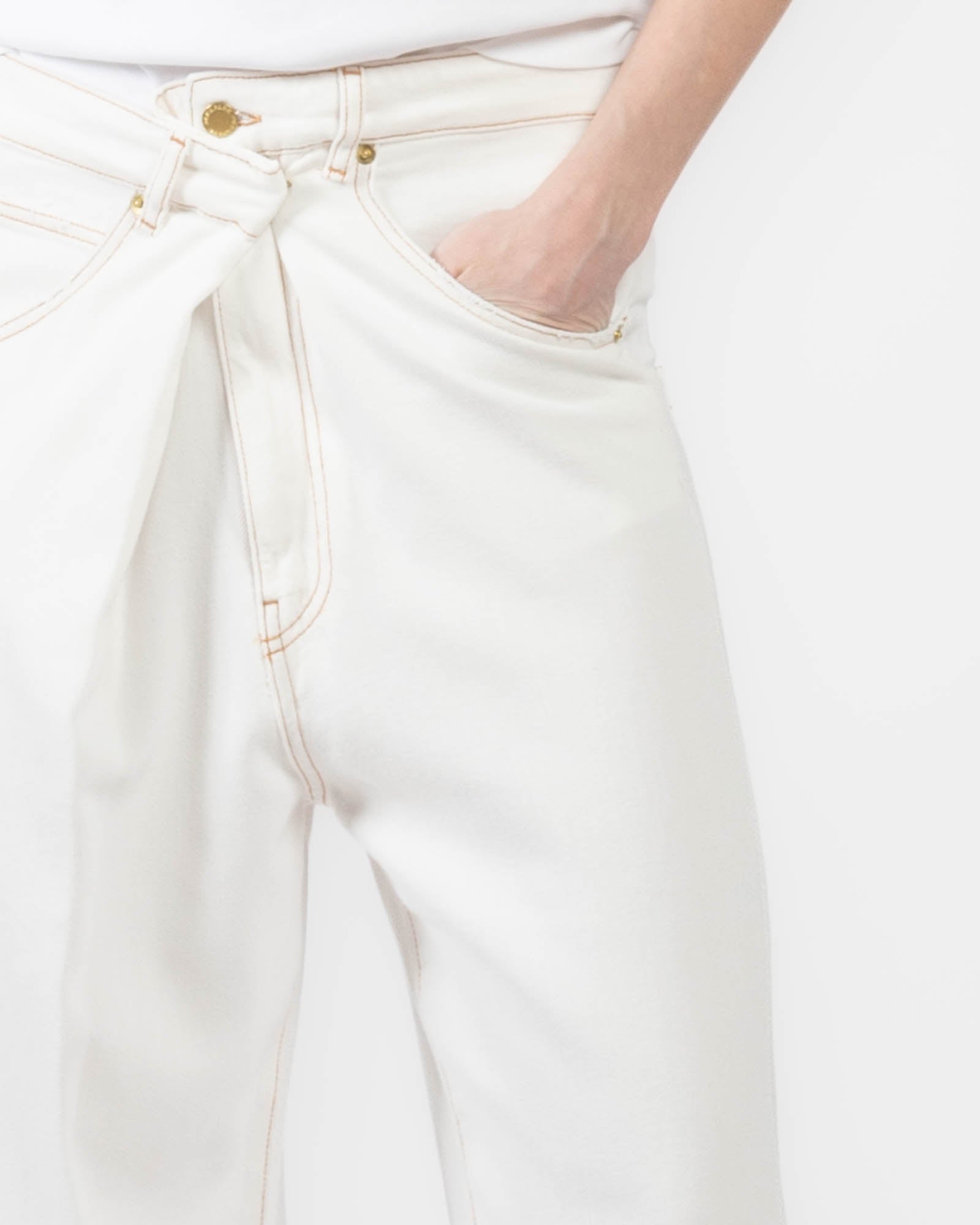 Ines Fold-Over Jeans