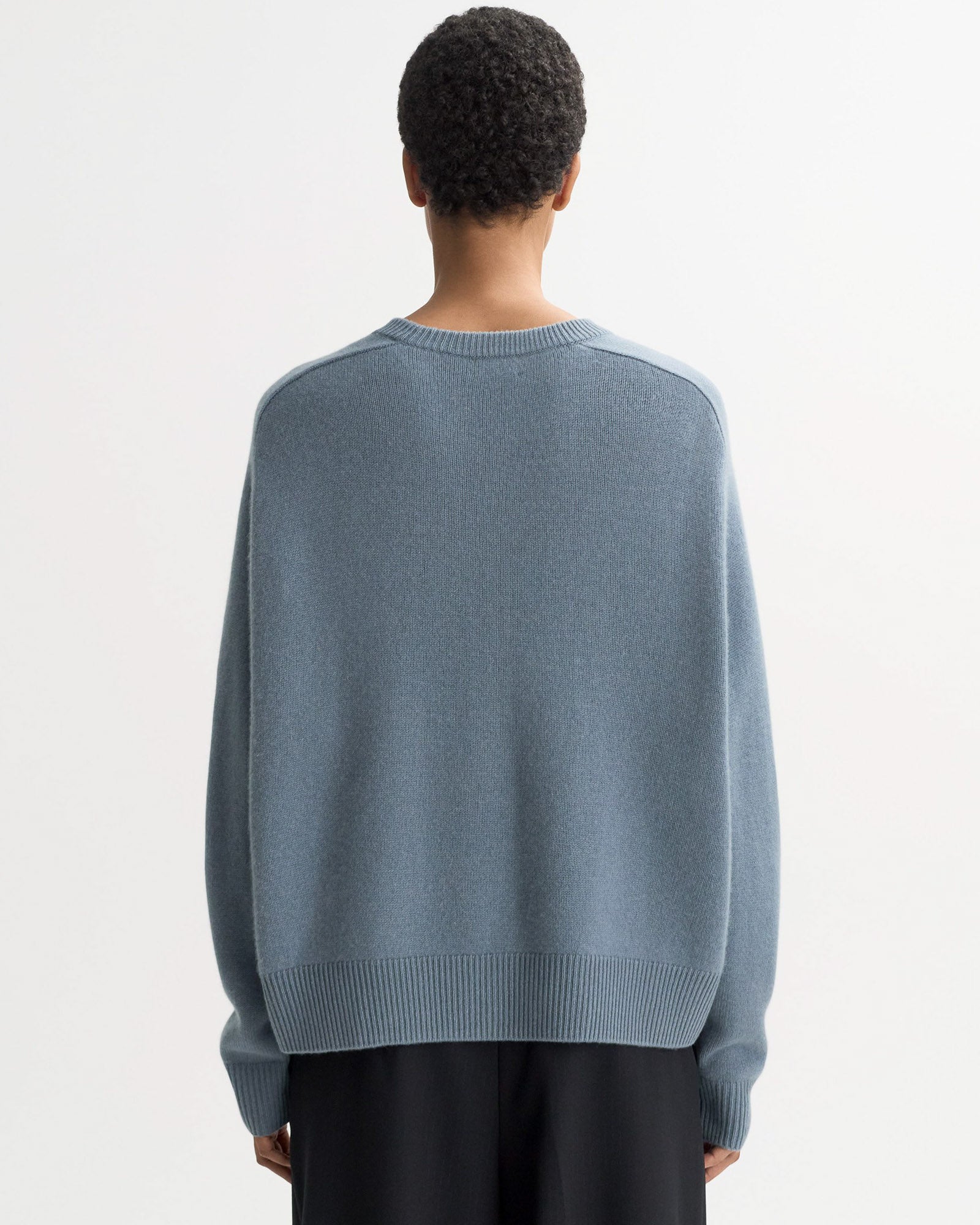 SOFT GOAT Boyfriend Crewneck Sweater