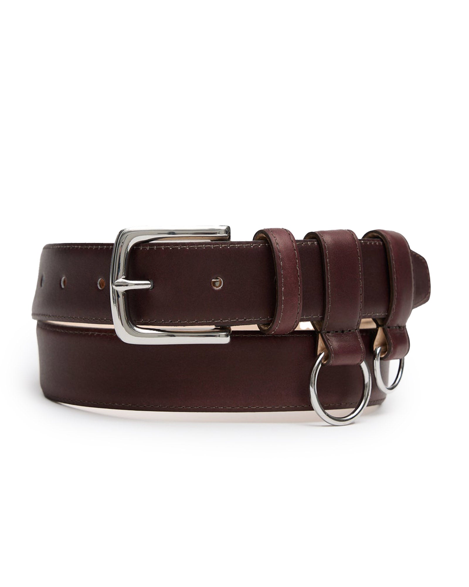 Ring Hardware Leather Belt