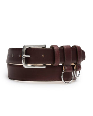 Ring Hardware Leather Belt