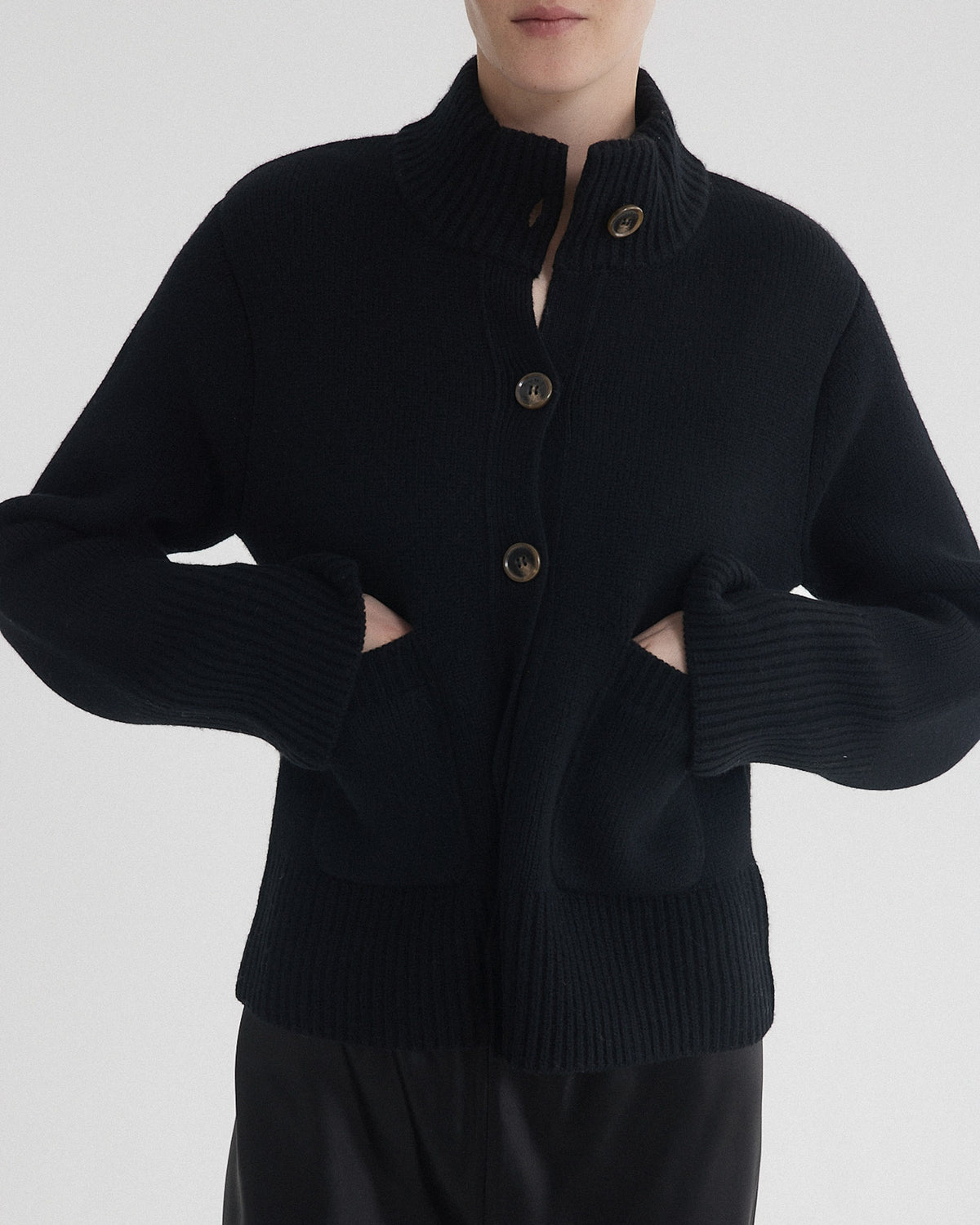 Chunky Crewneck Cardigan
