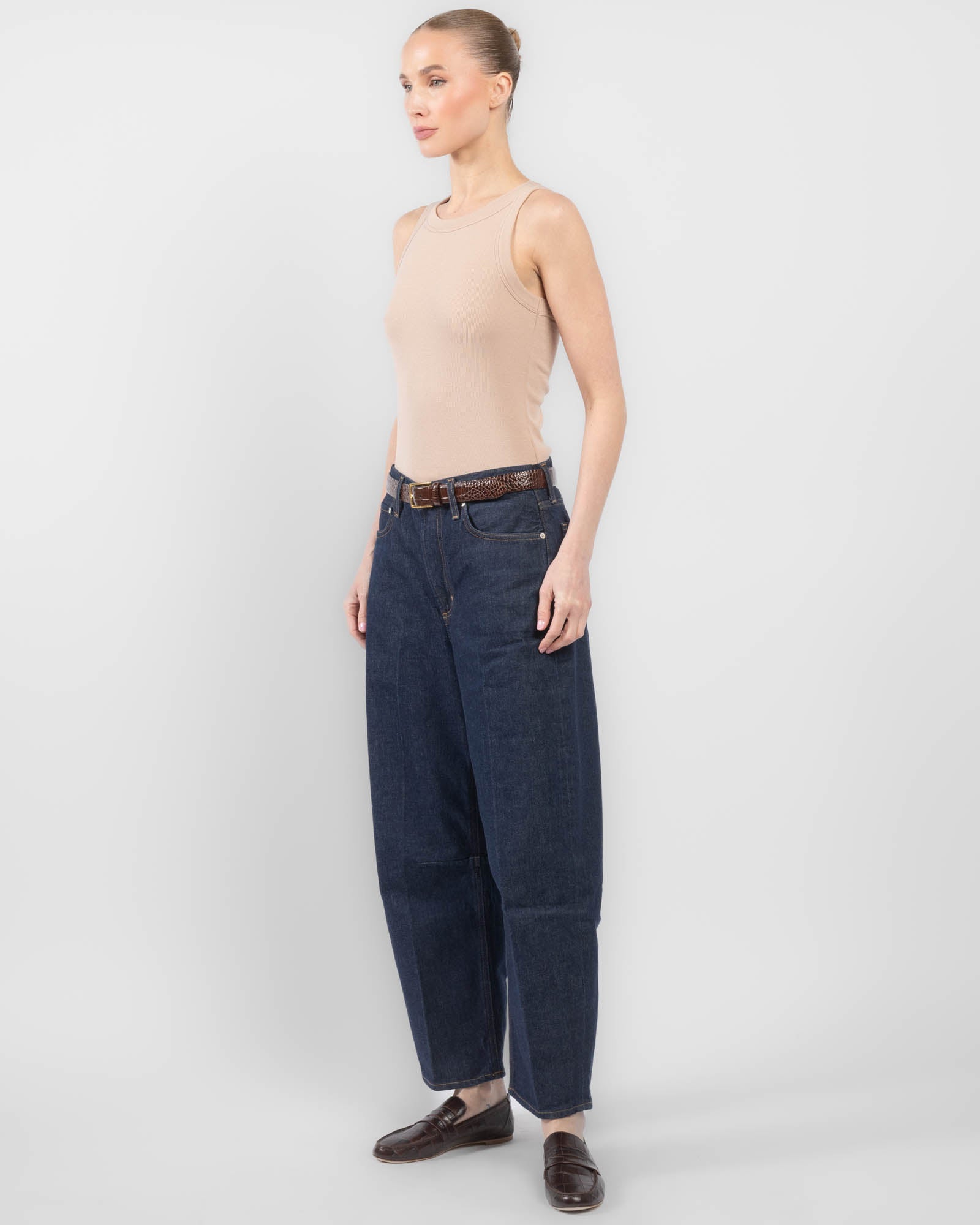 Débardeur côtelé en modal