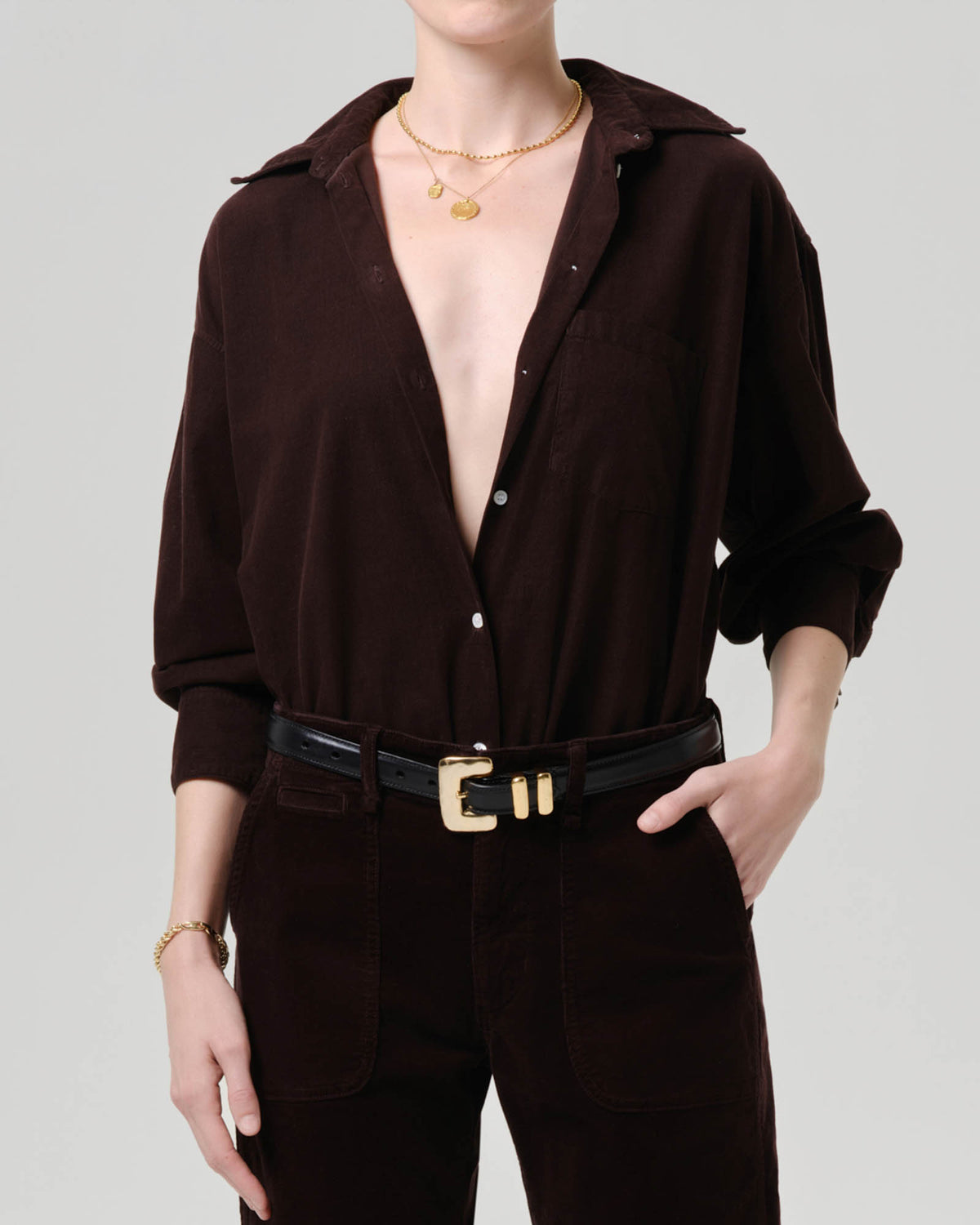 Kayla Corduroy Shirt