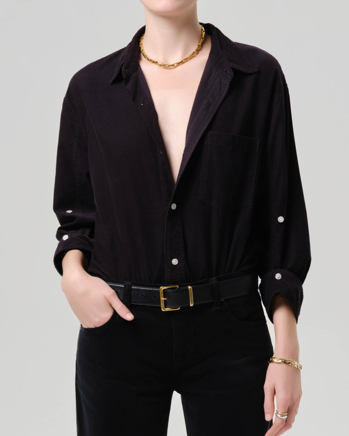 Kayla Corduroy Shirt