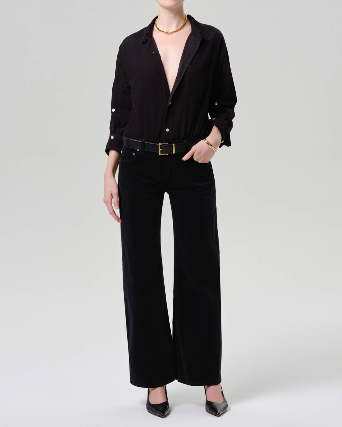 Kayla Corduroy Shirt