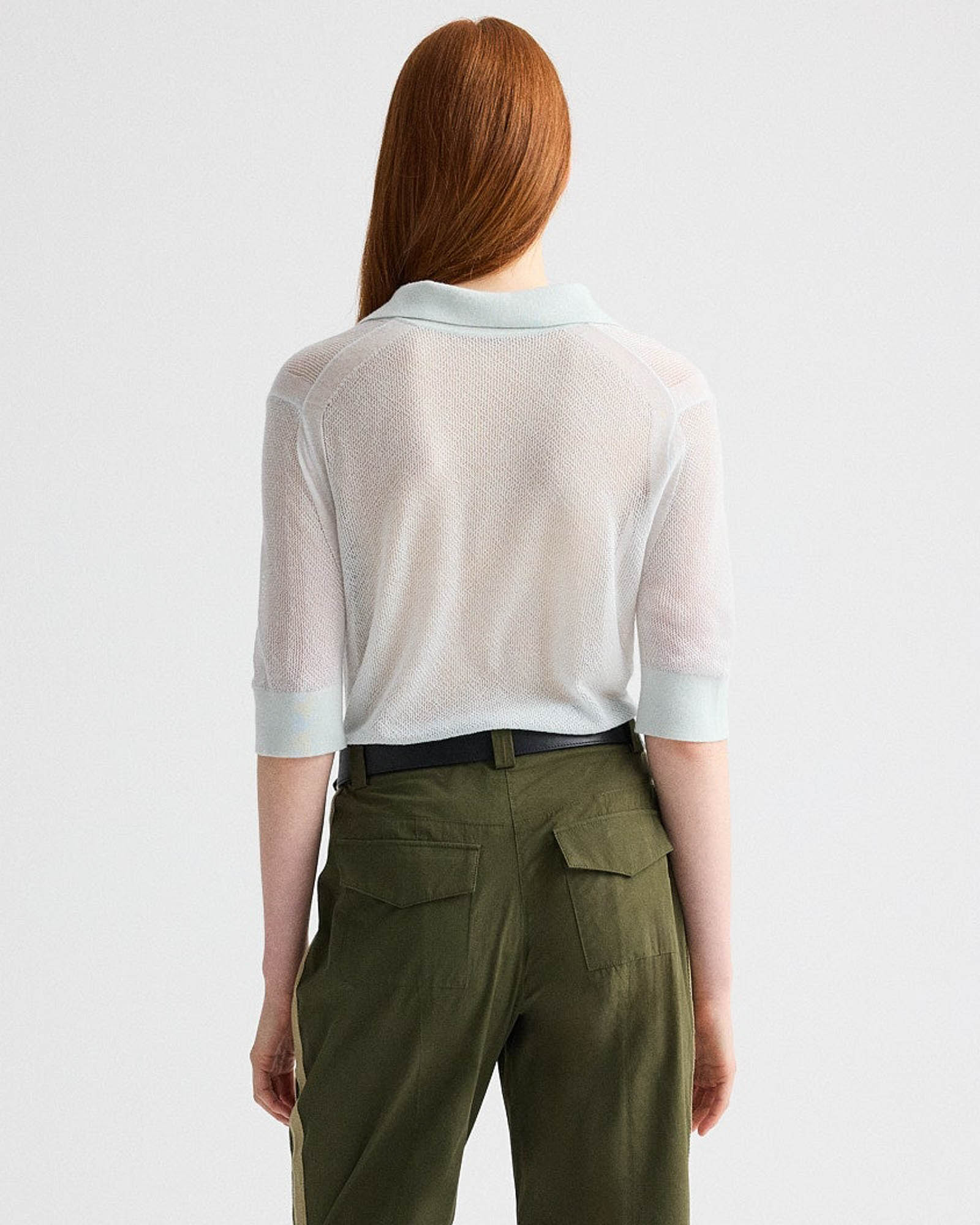 Open Stitch Polo